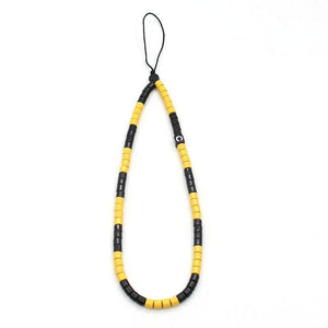 Yellow and Black Roller Ball Phone Charm Gift for Her/Him