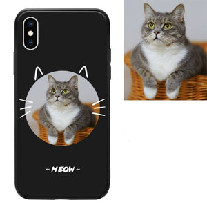 iPhoneX Custom Cat Photo Protective Phone Case