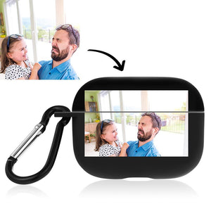 Custom Airpods Case For Airpods Pro Airpods 3nd Black Family Gifts With Photo