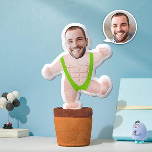 Custom Photo Face Doll Creative Funny Twisting Men's Swimsuit Dancing Toys - Getcustomphonecase