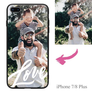 iPhone7p/8p Custom Love Photo Protective Phone Case