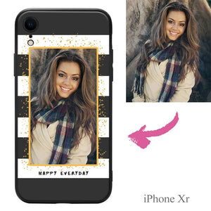iPhoneXr Custom Happy Everyday Photo Protective Phone Case
