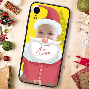 Christmas sale - Custom Santa Claus iPhone Case - Yellow