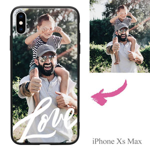 iPhoneXs Max Custom Love Photo Protective Phone Case