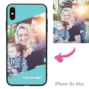 iPhoneXs Max Custom This Is Love Photo Protective Phone Case