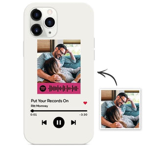 Custom Spotify Code iPhone Case Music Protection Transparent Creative Commemorative Gifts - Dragon Fruit