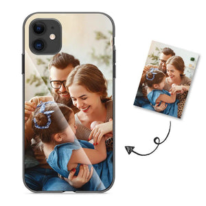 Custom Photo Glass iPhone Case - iPhone 12/13 Caes Series With Memory Photo