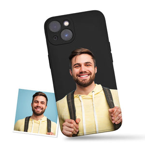 Custom Photo Black iPhone Case Personalized Protective Phone Case Creative Gifts