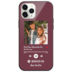 Custom Phone Cases Spotify Code Music iPhone Case With Text