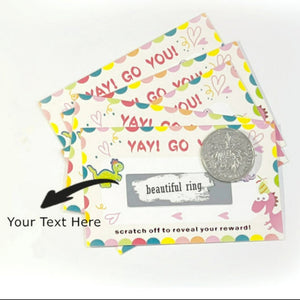 DIY Scratch Cards - Custom Text Scratch Cards-Best Gift For Love