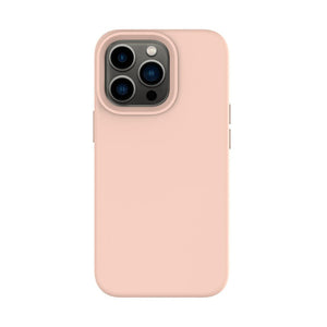 Multicolor Soft Liquid Silicone iPhone Case for Men Women - Pink