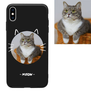 iPhoneXs Max Custom Cat Photo Protective Phone Case