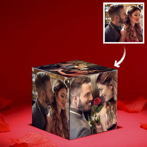 Gift For Girlfriend Custom Photo Rubic's Cube Gift Multiphoto Cube