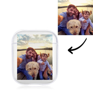 Custom Airpods Case Airpods Case For Airpods 2nd Transparent Family Gifts With Photo