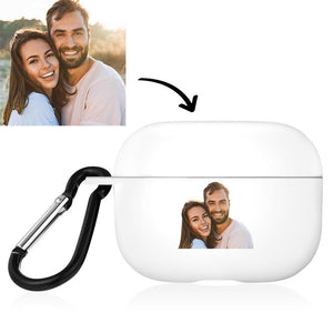 Custom Airpods Case For Airpods Pro Airpods 3nd White for Couple's With Photo