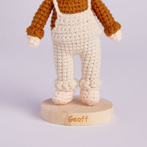 10cm Crochet Doll Custom Name Base Stand - Getcustomphonecase
