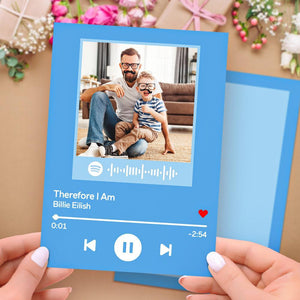 Custom Spotify Code Music Greeting Cards Scannable Gift Cards