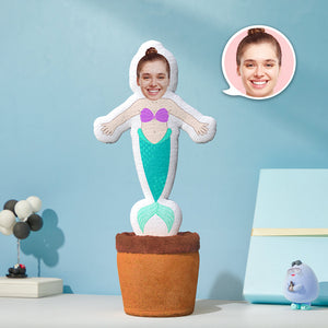 Custom Photo Face Doll Creative Funny Twisting Mermaid Dancing Toys - Getcustomphonecase