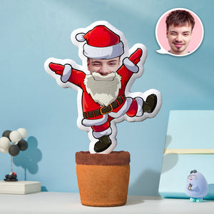 Custom Photo Face Doll Creative Funny Twisting Santa Claus Dancing Toys - Getcustomphonecase
