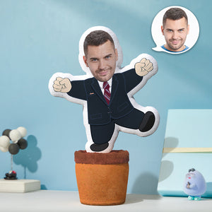 Custom Photo Face Doll Creative Funny Twisting Men in Suits Dancing Toys - Getcustomphonecase