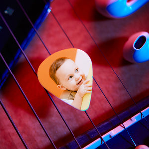 Personalized Guitar Pick With Photo For Baby -12Pcs