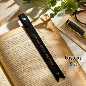 Personalized Leather Bookmark Custom Engraved Vintage Bookmark Anniversary Gift - Getcustomphonecase
