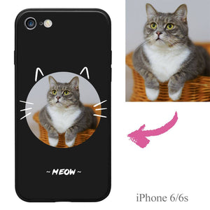 iPhone6/6s Custom Cat Photo Protective Phone Case