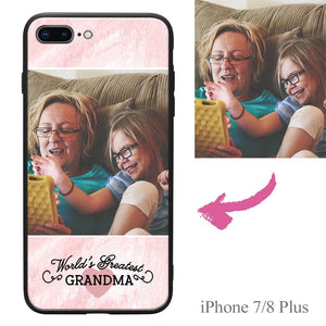 iPhone7p/8p Custom Grandma Photo Protective Phone Case