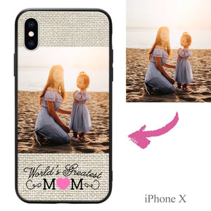 iPhoneX Custom Mom Photo Protective Phone Case
