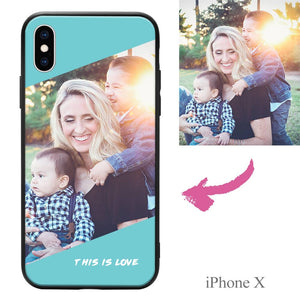 iPhoneX Custom This Is Love Photo Protective Phone Case