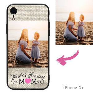 iPhoneXr Custom Mom Photo Protective Phone Case