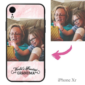iPhoneXr Custom Grandma Photo Protective Phone Case