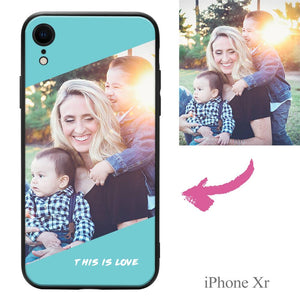 iPhoneXr Custom This Is Love Photo Protective Phone Case