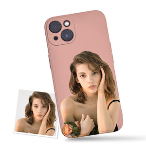 Custom Photo Pink iPhone Case Personalized Protective Phone Case Creative Gifts