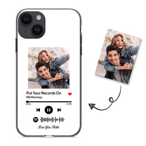Custom Spotify iPhone 14 Case Personalized Phone Case With Photo