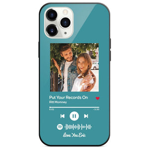 Personalized Phone Cases Spotify Code Case for iPhone With Text
