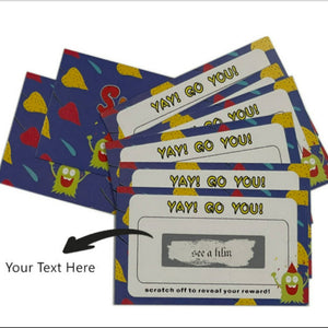 DIY Scratch Cards - Custom Text Scratch Cards-Best Rewards For Love