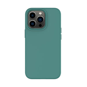 Multicolor Soft Liquid Silicone iPhone Case for Men Women - Green