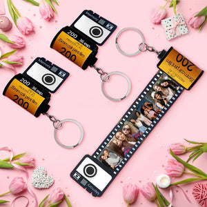 Custom Colorful Camera Roll Keychain Best Gift For Couple