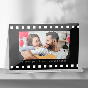 Custom Photo Movie Plaque With Text Movie Film Picture Plaque