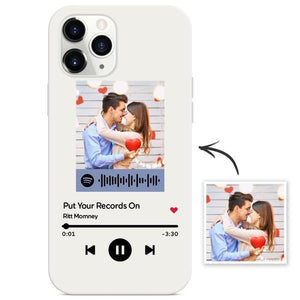 Custom iPhone Case Protection Spotify Code Music Creative Gifts - Violet