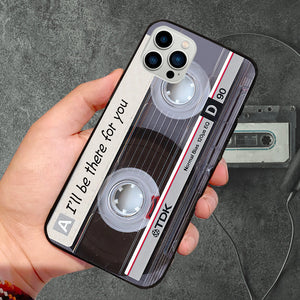 Retro Style Cassette iPhone Case Nostalgic Custom Text Phone Case